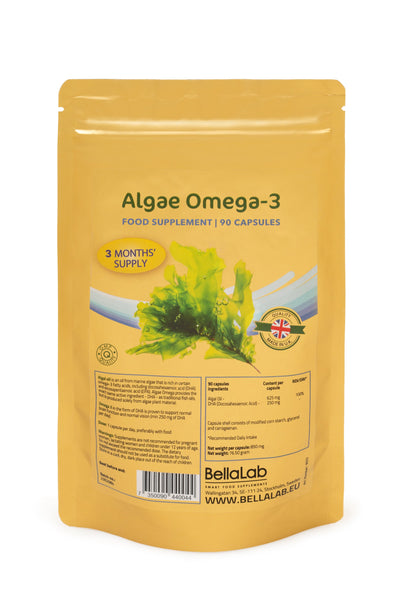 Algae Omega-3 Kapslid | Oomega 3 Toidulisand | BellaLab EE