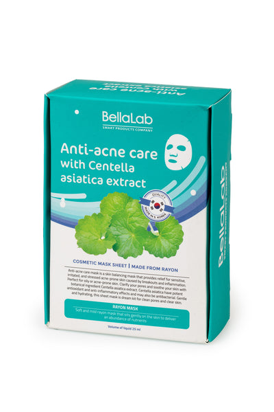 Aasia vesikatku ekstraktiga (Anti-acne) näomaskide komplekt 20 tk