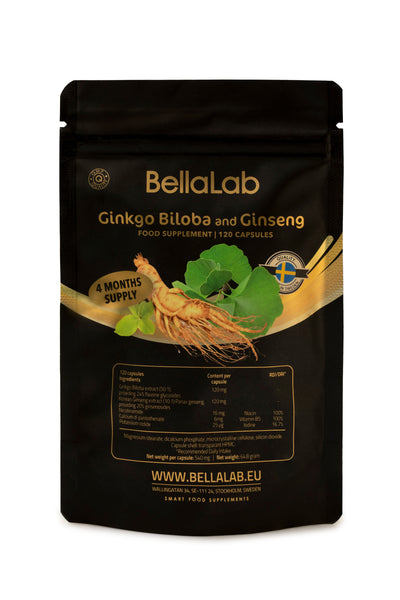 Ginkgo Biloba & Ginseng (Hõlmikpuu ja ženšenn)