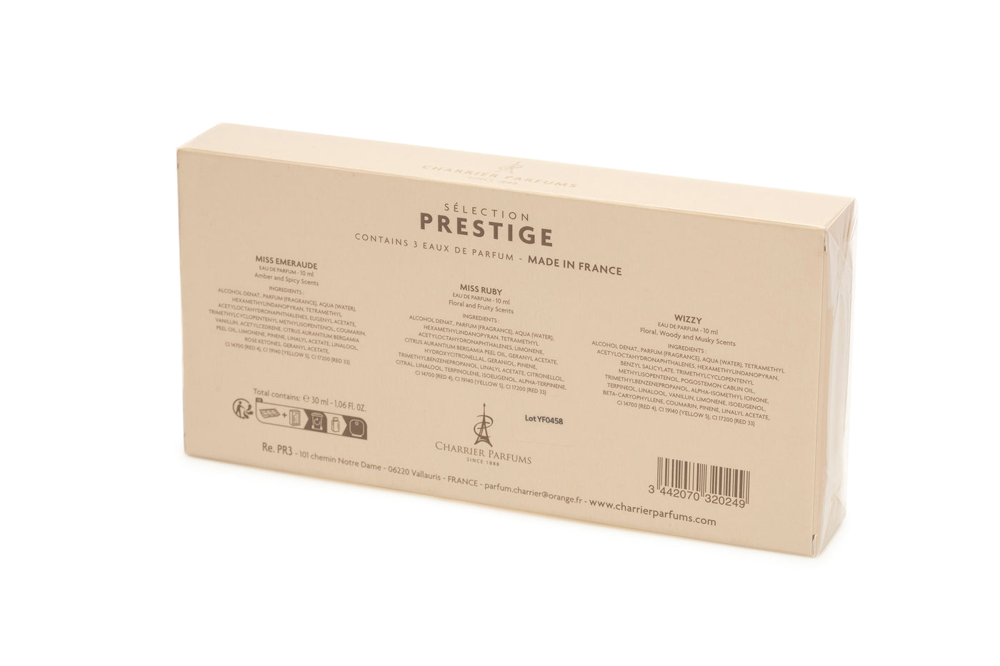 Parfüümikomplekt - Selection Prestige France 3 tk