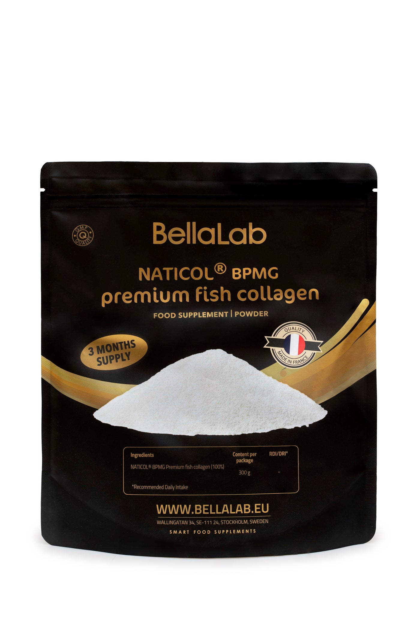 Naticol® BPMG premium fish collagen (kollageenipulber kaladest)