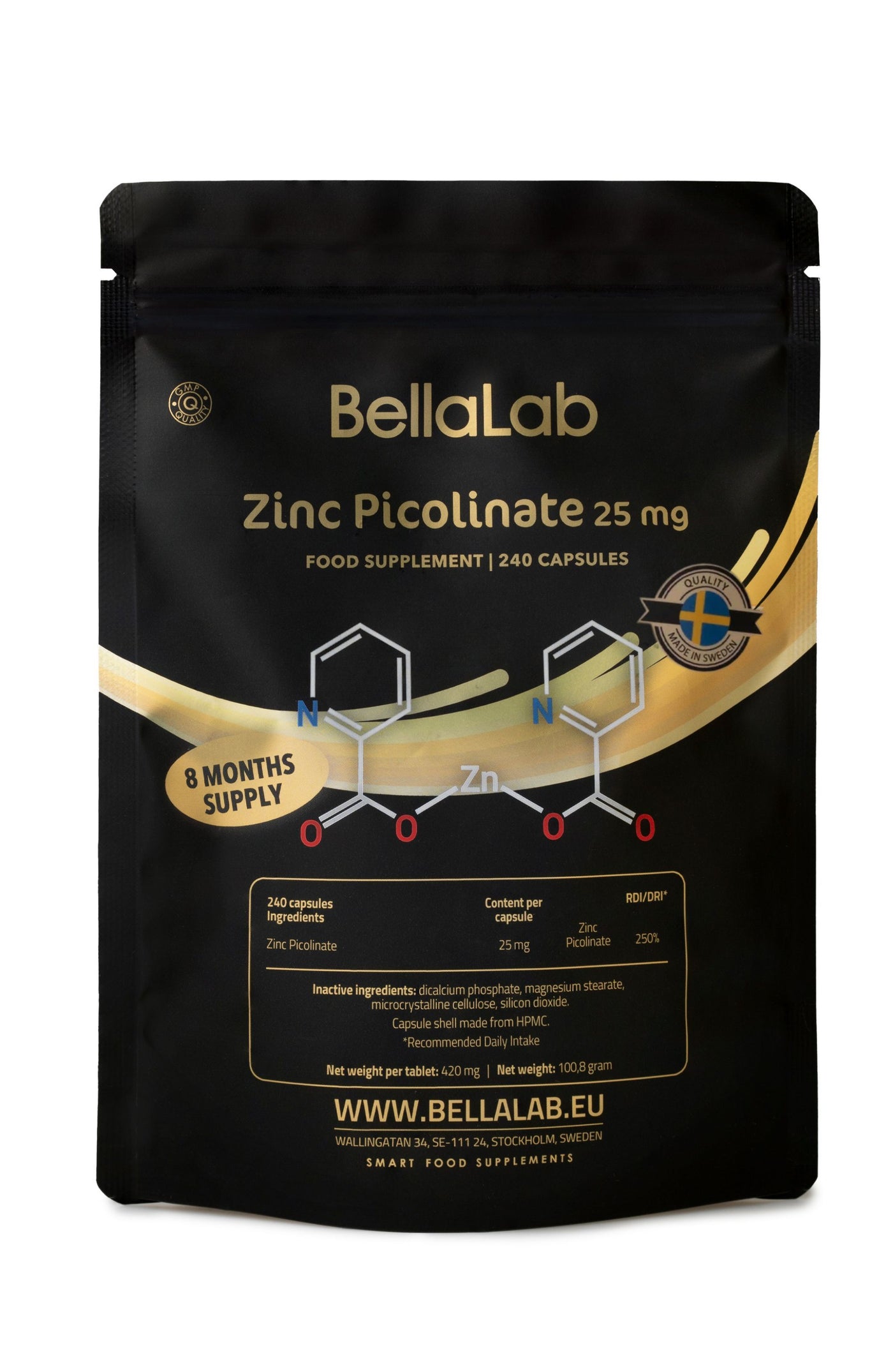 Tsinkpikolinaat 25 mg